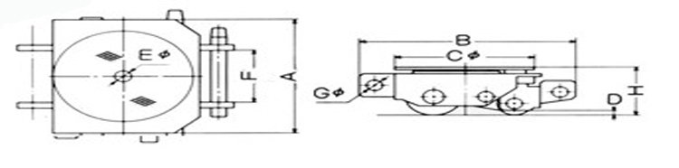 DUB型DAIKI搬運小坦克,DAIKI搬運小坦克尺寸圖