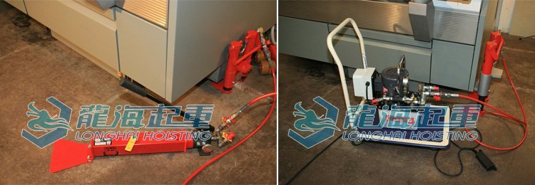 JHP分離式爪式千斤頂應用圖